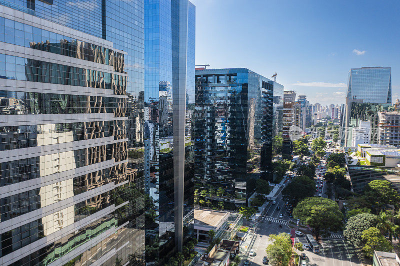 Faria Lima Business center buildings, São Paulo